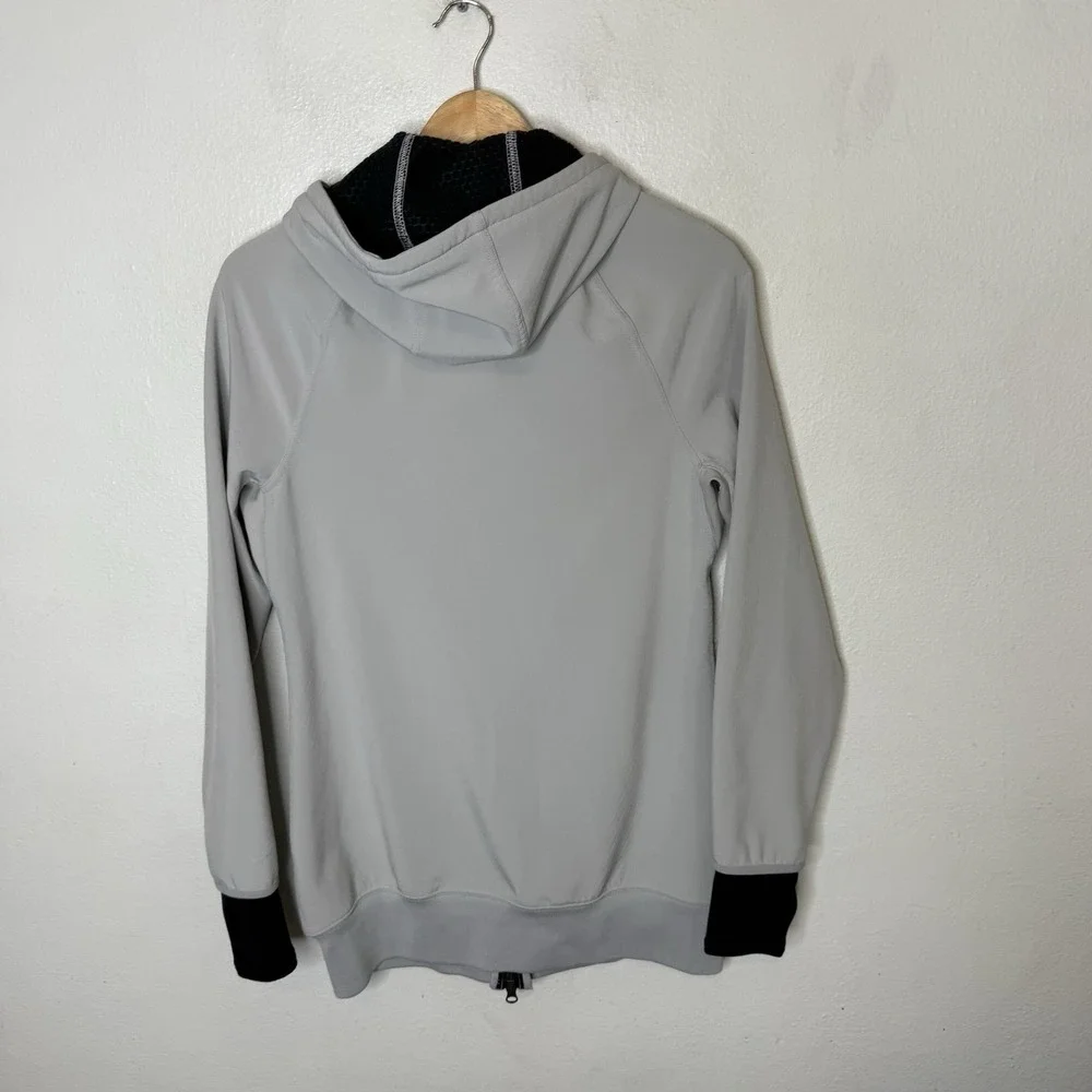 Nike All Time Sphere Hoodie‎ Jacket Gray Thumb Holes Women's Medium